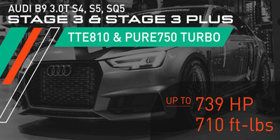 IE Audi B9 S4, S5, SQ5 Stage 3 TTE710, TTE810, & Pure750 ECU Tune -Available NOW!