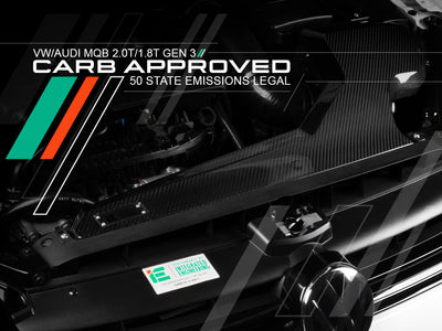 IE's MQB 2.0T/1.8T Intake System & Turbo Inlet Pipe Is Now CARB certified!