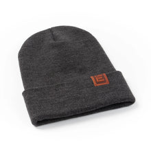 iE Leather Patch Beanie