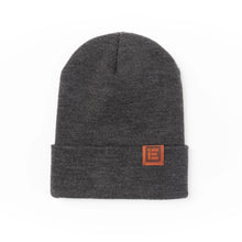 iE Leather Patch Beanie
