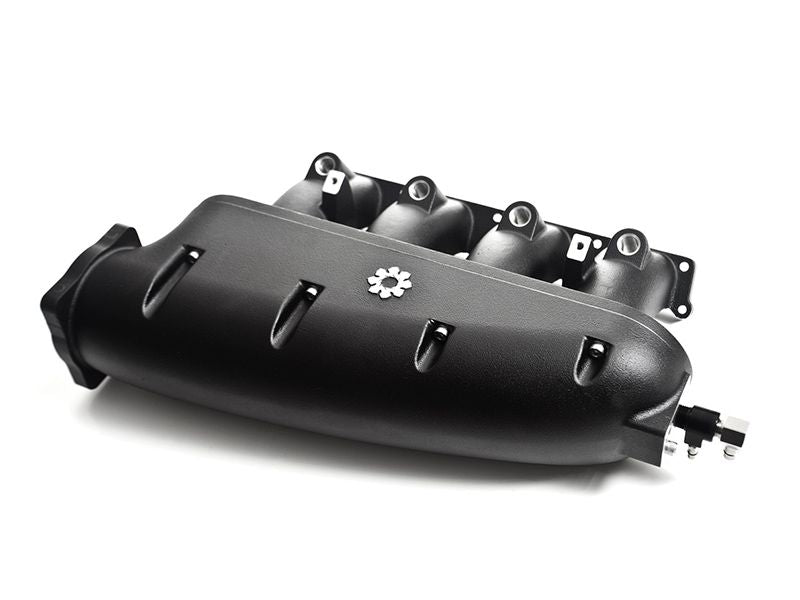 1.8T Transverse Intake Manifold Black Finish 80mm Throttle High Performance Reduced Turbocharger Lag Over 90HP Gains from Integrated Engineering